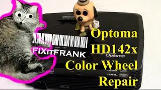 Ремонт проектора Optoma HD142X DLP | Индикатор температуры | Изображение мигает, цвета не совпадают | Проектор выключается
