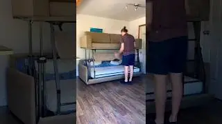 wow 😲🤯 1 sofa cum 2 single beds #sofacumbed #sofabed #shorts