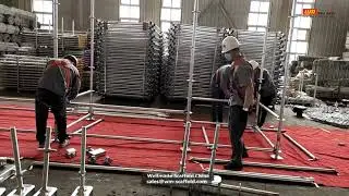 All Round Scaffolding Mock Up Video In Wellmade Scaffold China