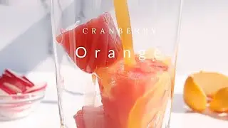 Cranberry x Orange Juice 😋