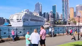 P&O ship to set sail from Sydney marking return of cruise industry