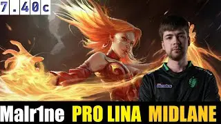 🤯  Malr1ne [LINA] MID 7.40c - DOTA 2 HIGHEST MMR MATCH#dota2   #dota2gameplay