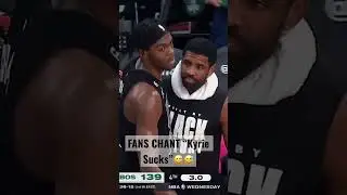 Fans Chant &ldquo;KYRIE SUCKS&rdquo;😅 #shorts #kyrieirving