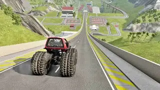 Epic High Speed Car Jumps #122 - BeamNG.Drive