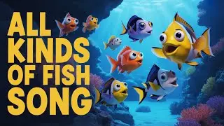 Baby Fish Dance | Cute Kids Song About Colorful Sea Animals and Learning Underwater Life