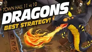 Clash of Clans: DRAGONS! BEST Way to SMASH TH10s as a TH11
