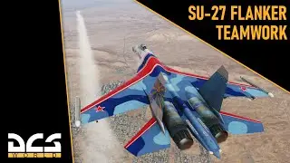SU-27 Flanker Teamwork | Tempest's Blue Flash Server | DCS