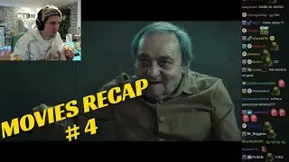 xQc reacts to Movies recaps ||  xQc reacts movie clips and scenes (part 4)