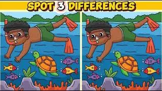 Spot 3 Difference in A Picture|Difference Picture|Quiz Games|Best Difference Comparison Games.