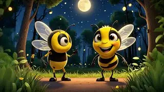 Five Bumble Bees Buzz in Tune | Fun Counting Song for Kids | Nursery Rhymes and Learning