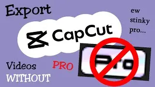How to Export CapCut Videos WITHOUT PRO
