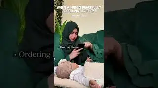 Always on Mom duty 😅#momrelatable #mom #thedubaicouple #dubai #motherhood