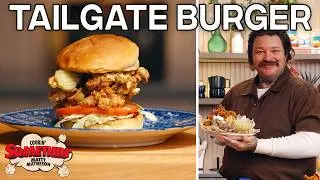 Matty's Game Day Mushroom Burger & Poppers | Cookin' Somethin'