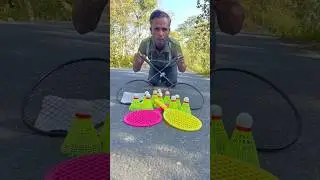 New ₹1999 Jaspo thunder carbon fiver badminton kit unboxing😍#tasting