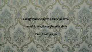Maria Luisa Spaziani      -  L' INDIFFERENZA  -    Poetry in Music Project in Progress
