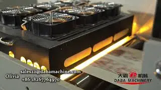 DABA Stack Flexo Label Sticker 2 Color Printing Machine With Rotary Die Cutting And Slitting Unit
