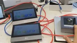 How to setup Hikvision DS KD8003 IME1 with Hikvision DS KH8350 WTE1