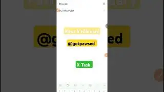 5th February paws task|X @gotpawsed task complete|how to complete x tas paws #paws