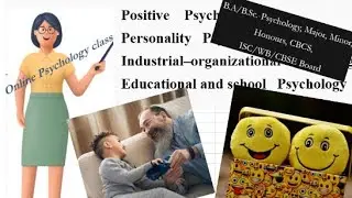 Sub fields of Psychology #conceptual #positive #personality #industrial #educational#newsyllabus #