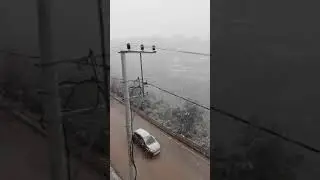 amazing snow here in Istanbul Turkey #vacationturkey