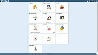 PeopleSoft Fluid Делегации