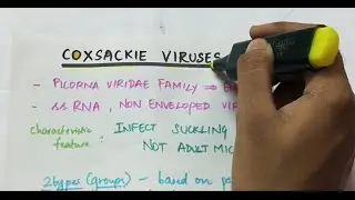 Coxsackie virus | Microbiology | Handwritten notes