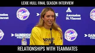 Lexie Hull On Vacations And Breaks With Teammates #indianafever
