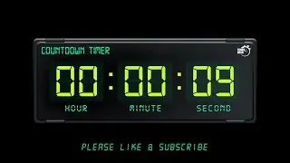 9 SECONDS TIMER - 1080p - COUNTDOWN TIMER