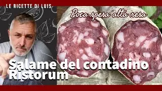 Натуральное салями дель Контадино, приготовленное мясником