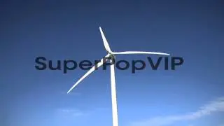 Giant wind turbines are powered by strong winds on March ...