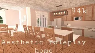 Bloxburg | Aesthetic Roleplay home 94k | House Build