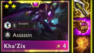 5 socialite 3 star Kha'zix⭐⭐⭐ | TFT Set 6.5 PBE
