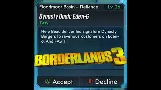 Borderlands 3 - Dynasty Dash: Eden-6 Gameplay Walkthrough