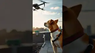 Dog vs Drone 🐶🚁 | Epic Rooftop Chase!