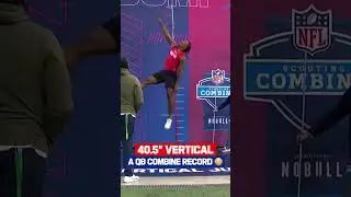 Anthony Richardson Breaks QB Vertical Combine Record at 244Lbs 😳 #shorts #combine2023