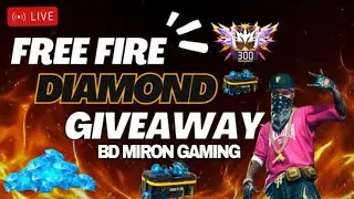 Free Fire live giveway | Free fire live custom room giveway | BD miron gaming is live