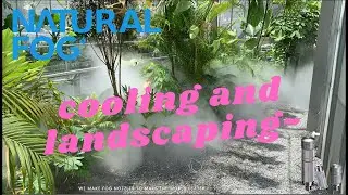 Natural Fog High Pressure Mist & Fog Nozzle - Mist & Fog System for Cooling and Landscaping