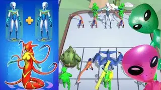 unbelievable gameplay  merge master alien vs army battle gameplay video 1