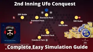 2nd Inning UFO Easy Simulation Guide with Hidden Rewards | MLB THE SHOW 21 Conquest