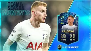 WHAT A PLAYER! 92 TOTS MOMENTS KULUSEVSKI PLAYER REVIEW - FIFA 22 ULTIMATE TEAM