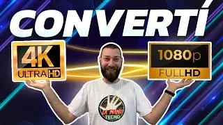 El mejor CONVERSOR de VIDEOS ... PASA de 4k a FULL HD en SEGUNDOS | Convert&iacute; a CUALQUIER FORMATO