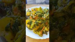 Spinach recipe #bangali cooking #shorts #palak racipe #foryou