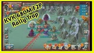 Kvk 680M Rally Trap Eat 3 Rallys in Lords Mobile Gameplay