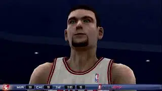 Me playing NBA 2k7 *No Commentary* *turn volume down*+
