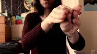 Mesmerizing Hand Movements ASMR ✨ Whispered Poetry 📙