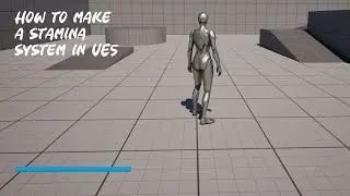 How to make a stamina system in ue5