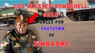 ZIMBABWE SHUT DOWN : BLESSED GEZA CALLS FOR 2-DAY PROTEST AGAINST MNANGAGWA