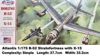 Atlantis 1:175 B-52 Bomber with X-15 Kit Review
