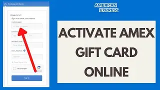 How to Activate American Express Amex Gift Card Online