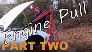 Porsche 924S / 944 Engine Pull Part  2